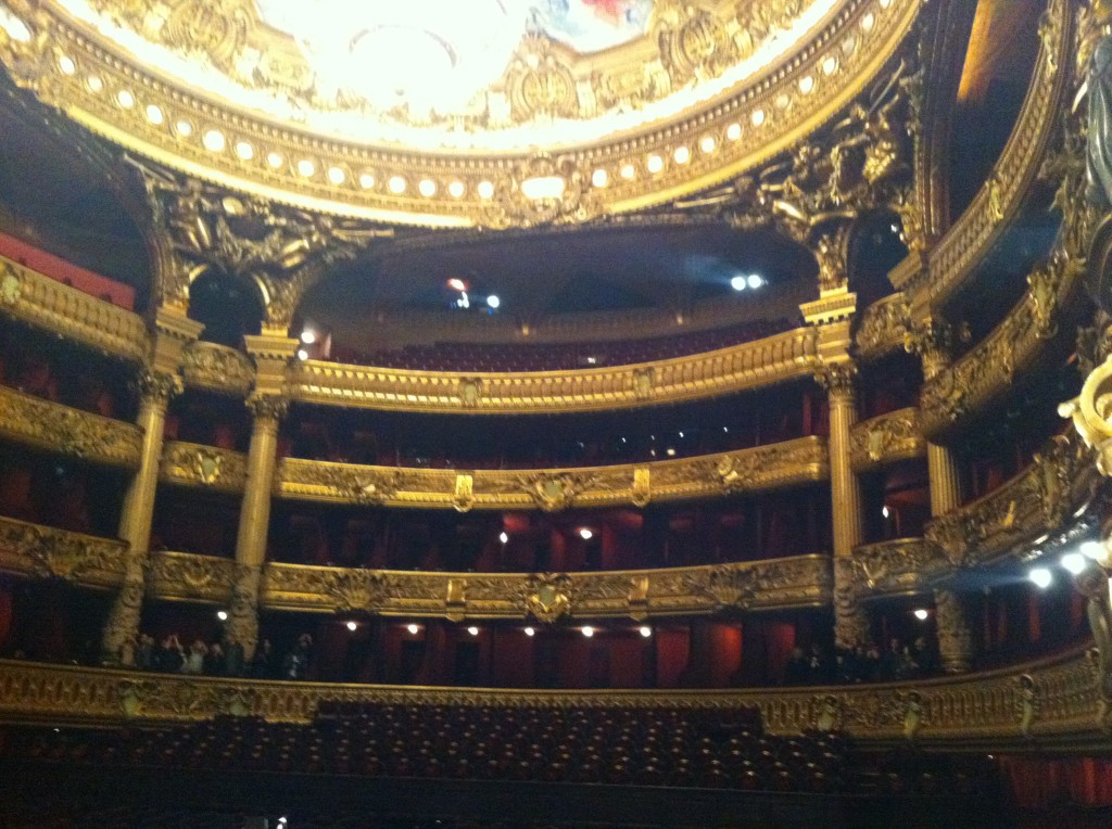 Opéra Garnier vu de la scène