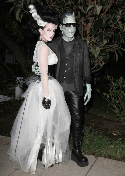 Kate-Beckinsale-Len-Wiseman-Frankenstein-Halloween